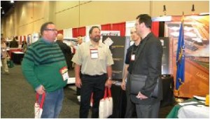 aca_pic_1 Hans Hansen and Bill Dobyns of Lydig Construction discuss construction trends in the Justice market with Performa’s Steve Wille and Scott Wohr.